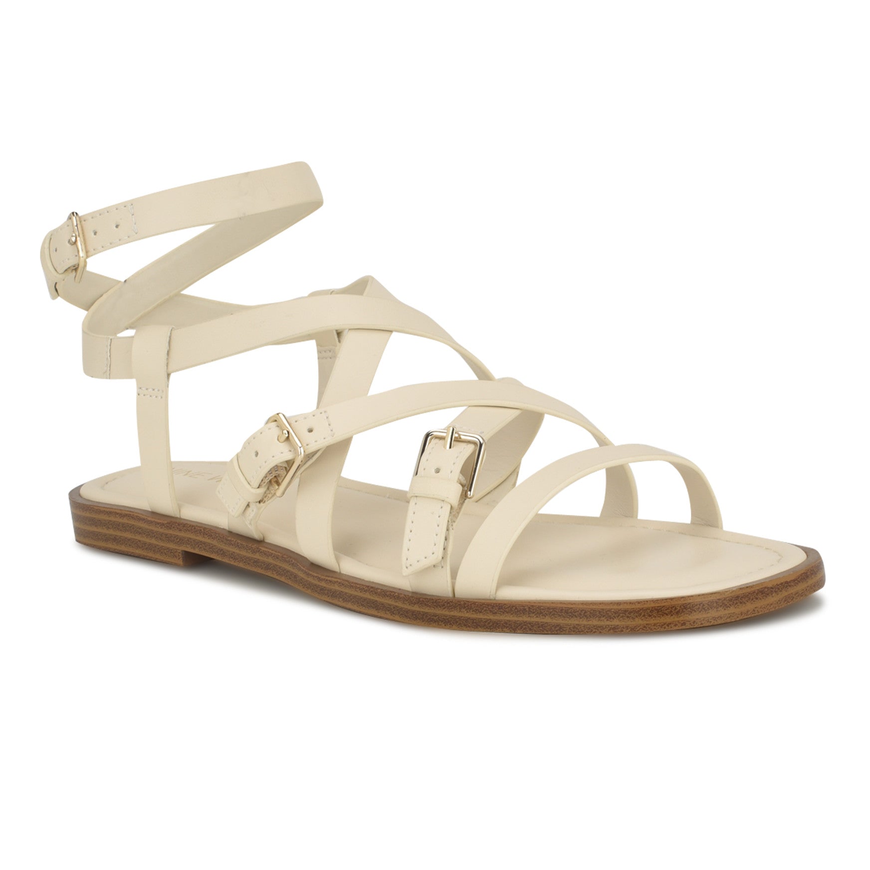 Rulen Flat Strappy Sandals - Image 2