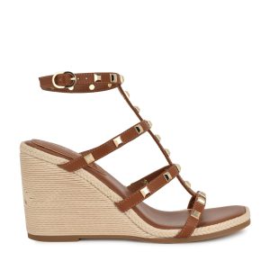 Sardis Studded Wedge Sandals
