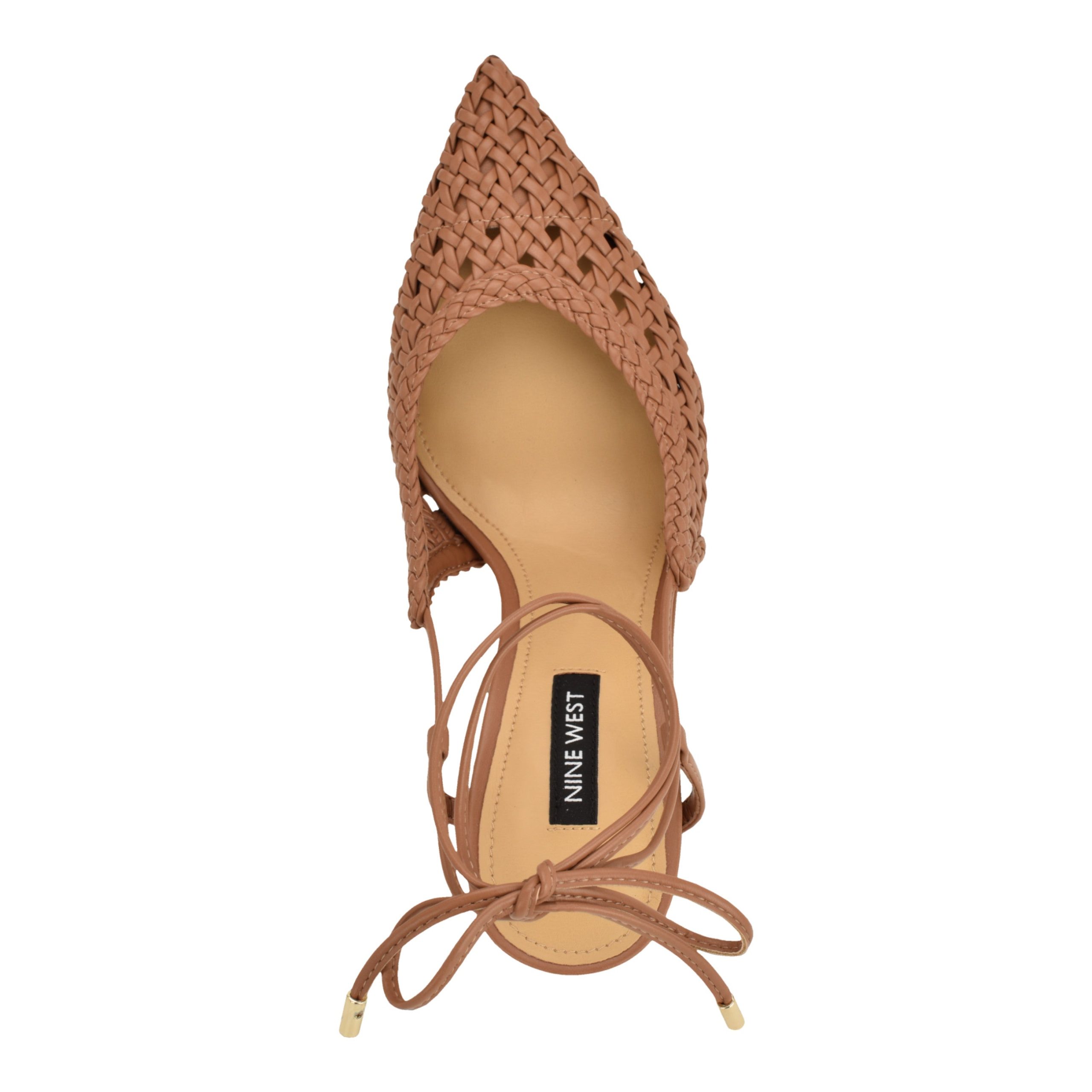 Fessla Woven Ankle Wrap Pumps - Image 3