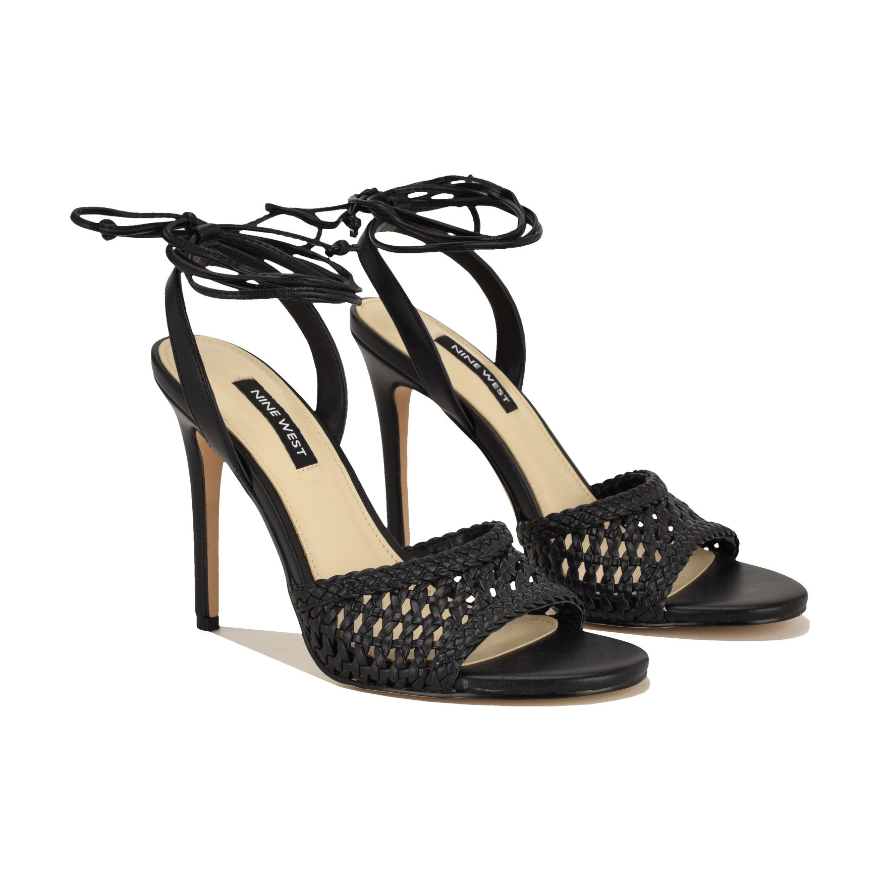 Merta Ankle Wrap Woven Sandals - Image 2