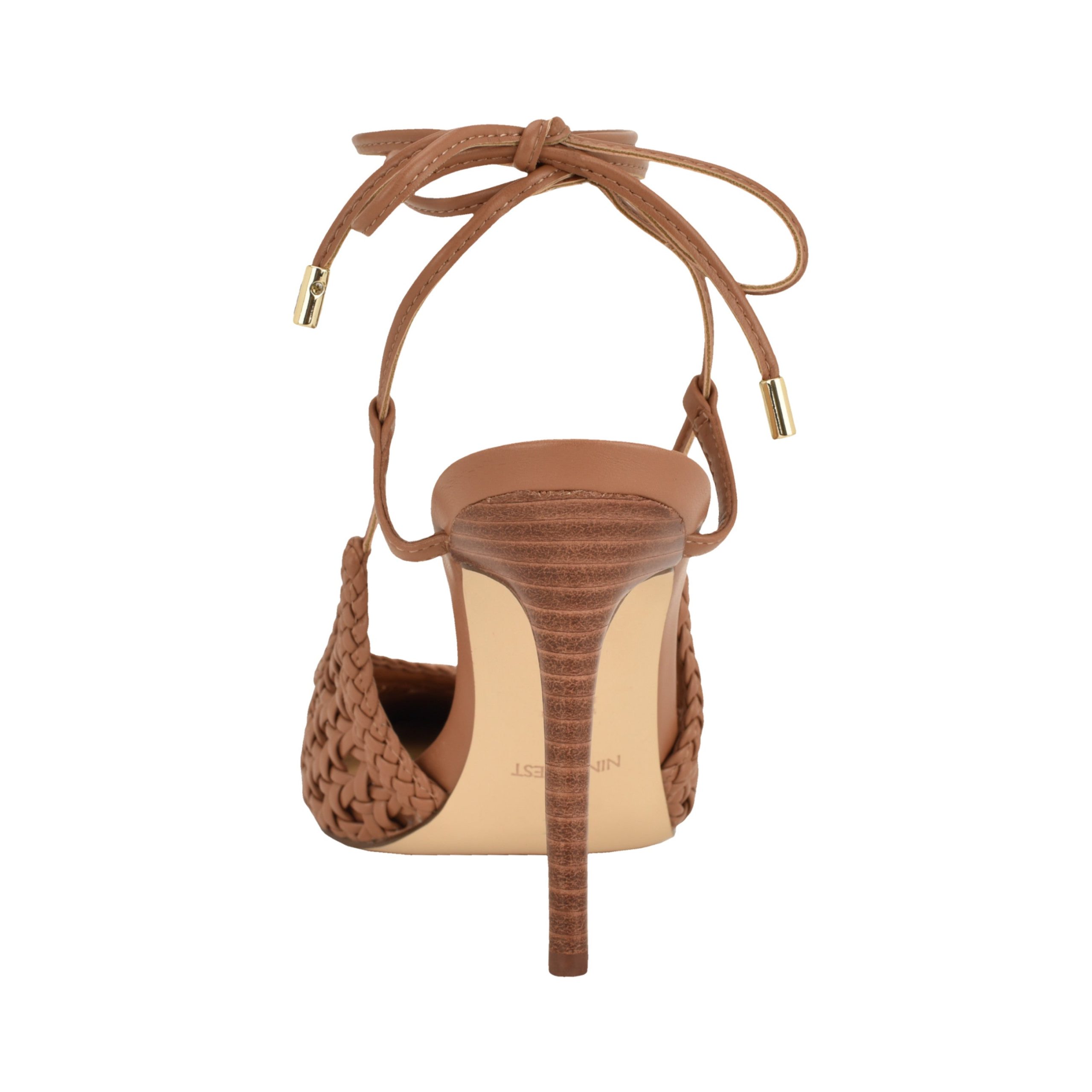 Fessla Woven Ankle Wrap Pumps - Image 4