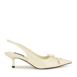 Anora Kitten Heel Slingback Pumps