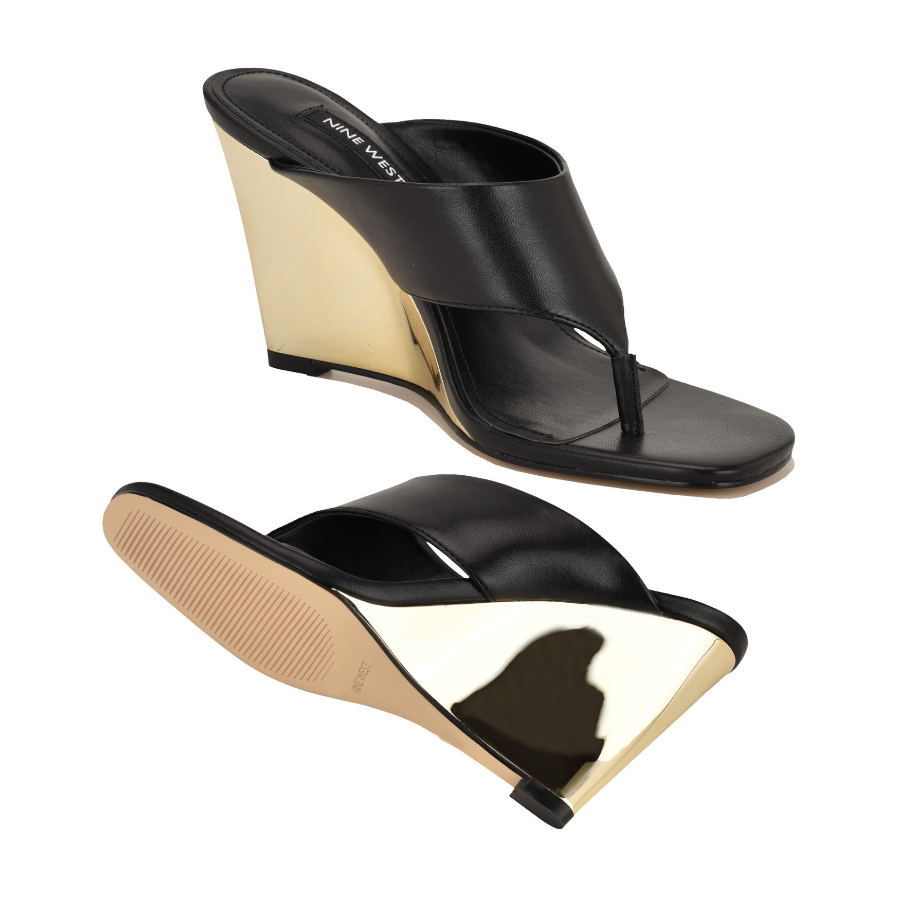 Presa Wedge Thong Sandals - Image 4