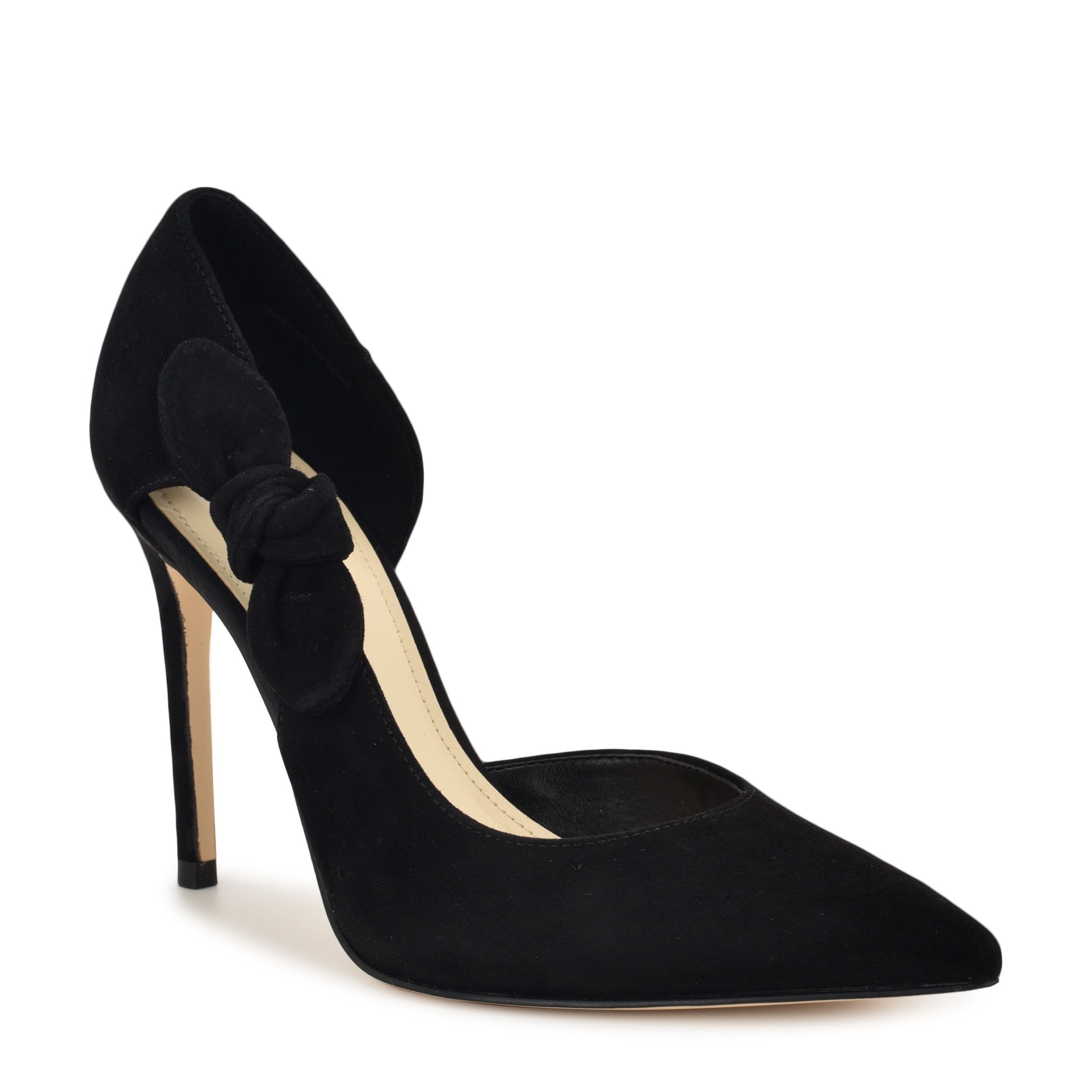 Fhalon Bow d'Orsay Pointy Toe Pumps - Image 2