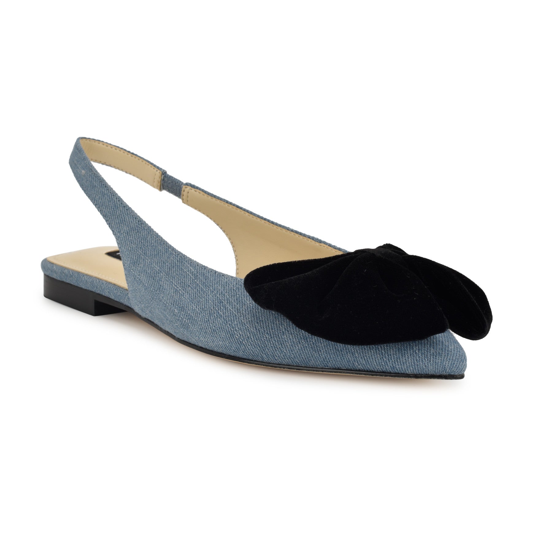 Junnie Bow Slingback Flats - Image 2