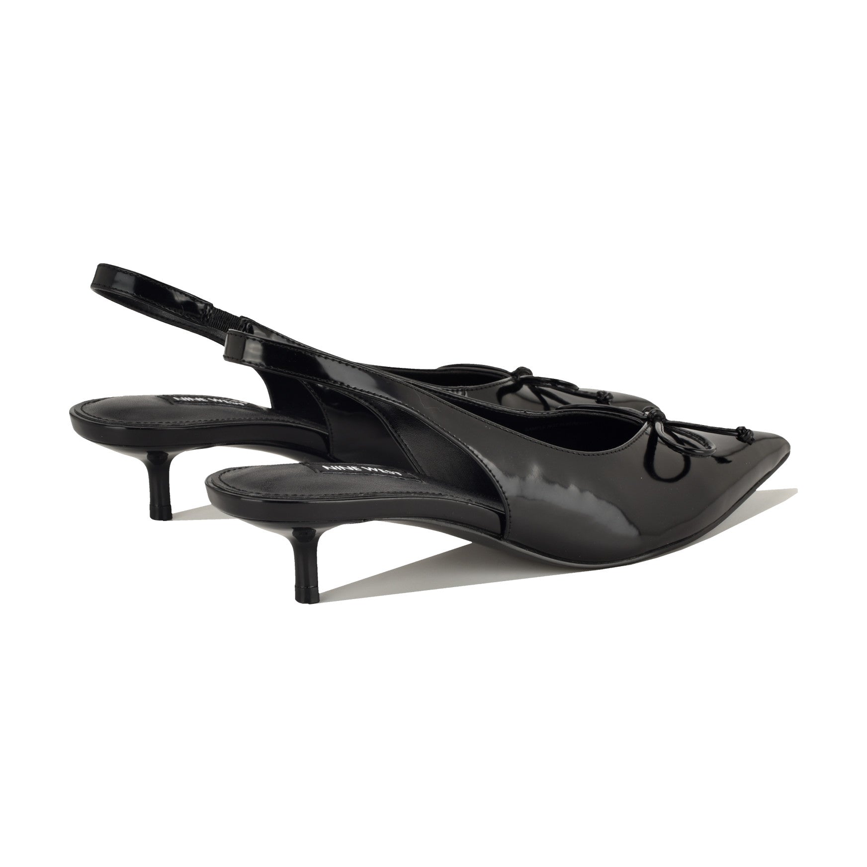 Evaa Kitten Heel Slingback Pumps - Image 3