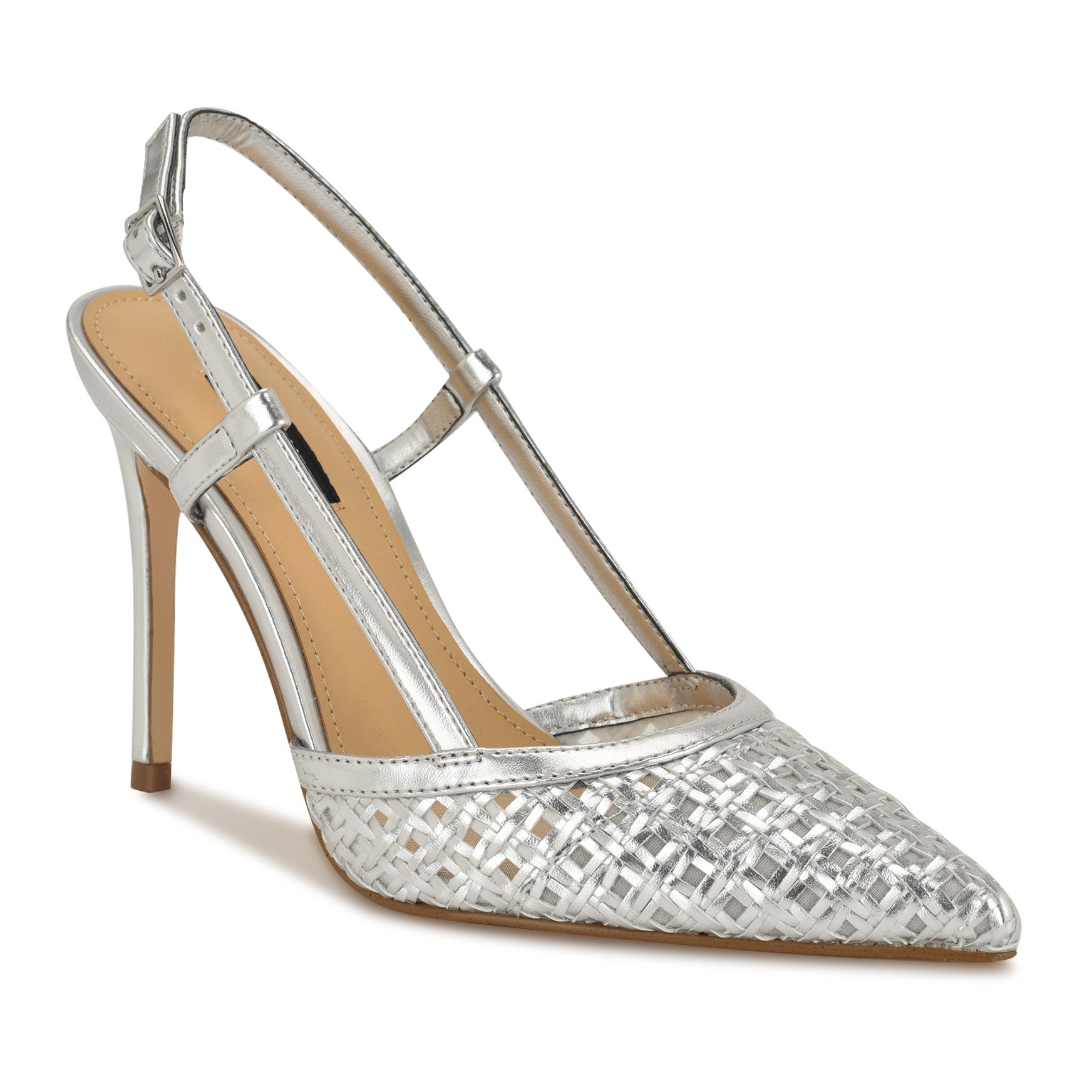 Floree Woven Slingback Pumps - Image 2