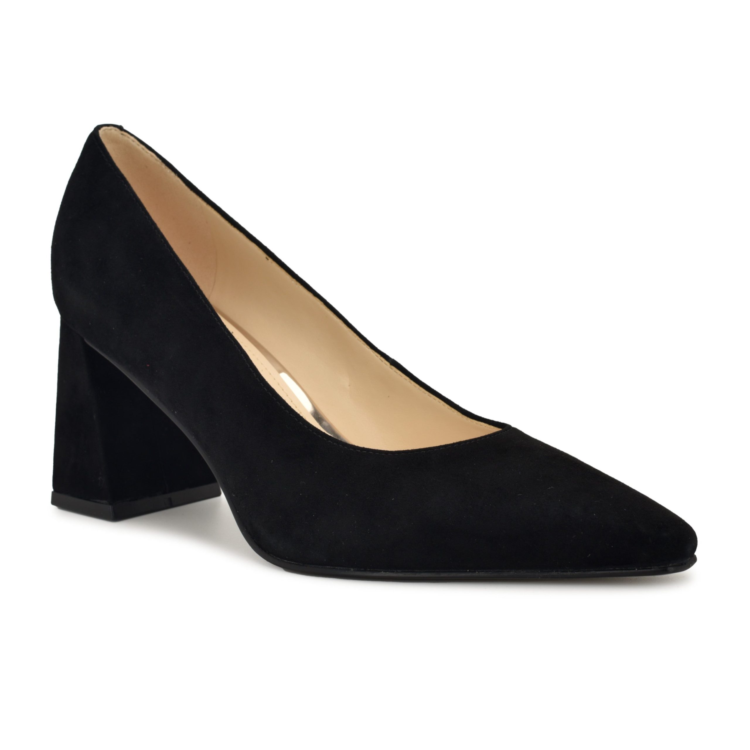 Monda Leather Block Heel Pumps - Image 2