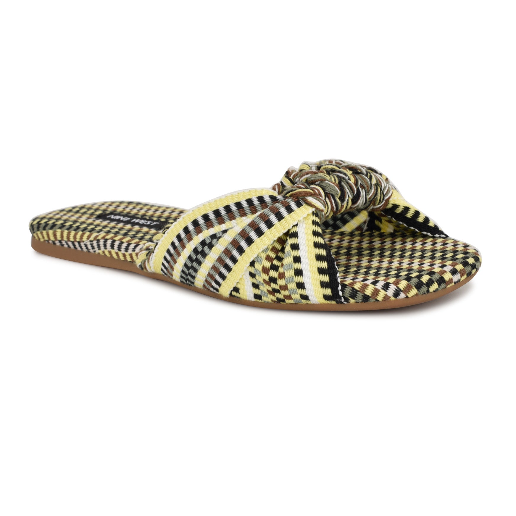 Lalta Knotted Flat Slide Sandals - Image 2
