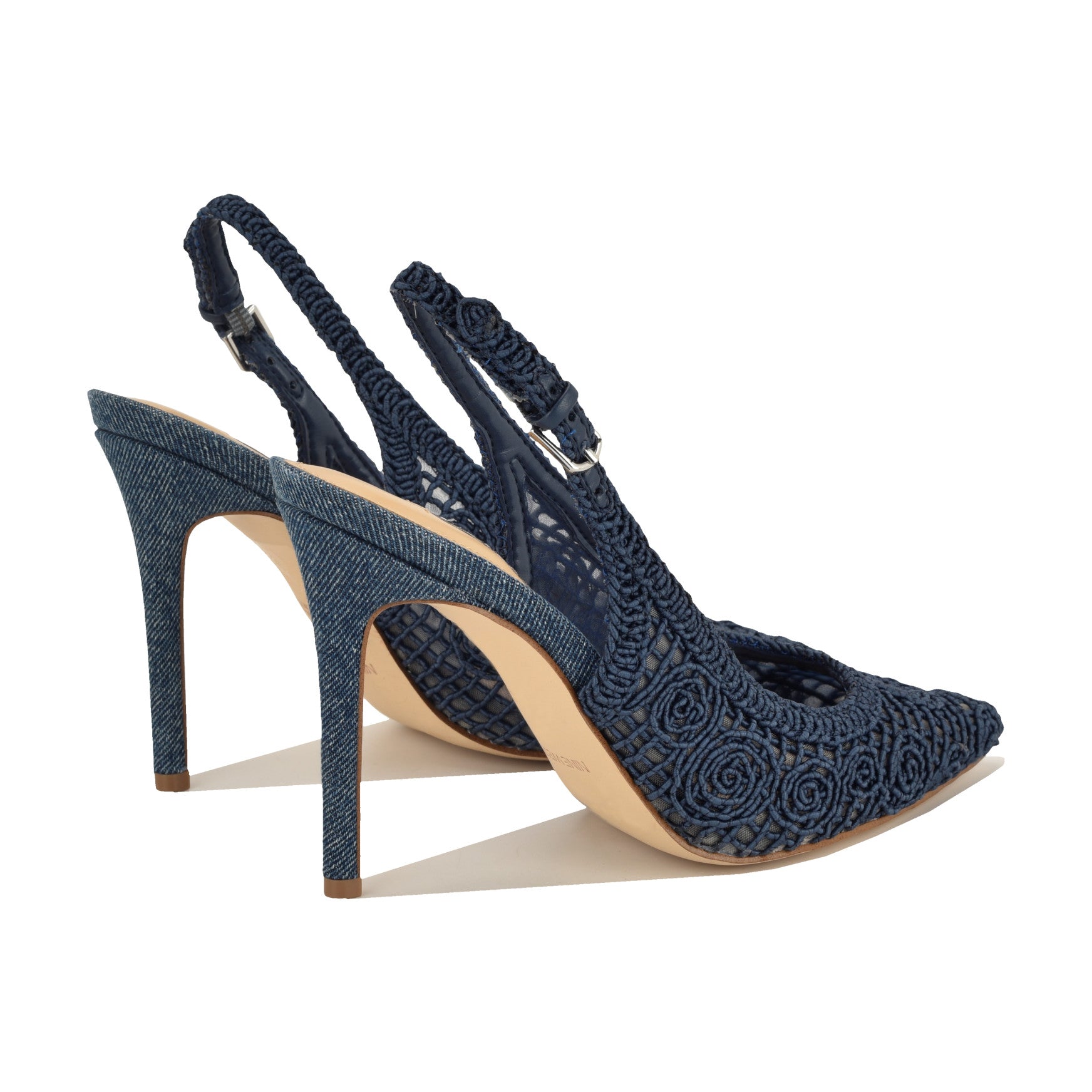 Fantels Woven Slingback Pumps - Image 3