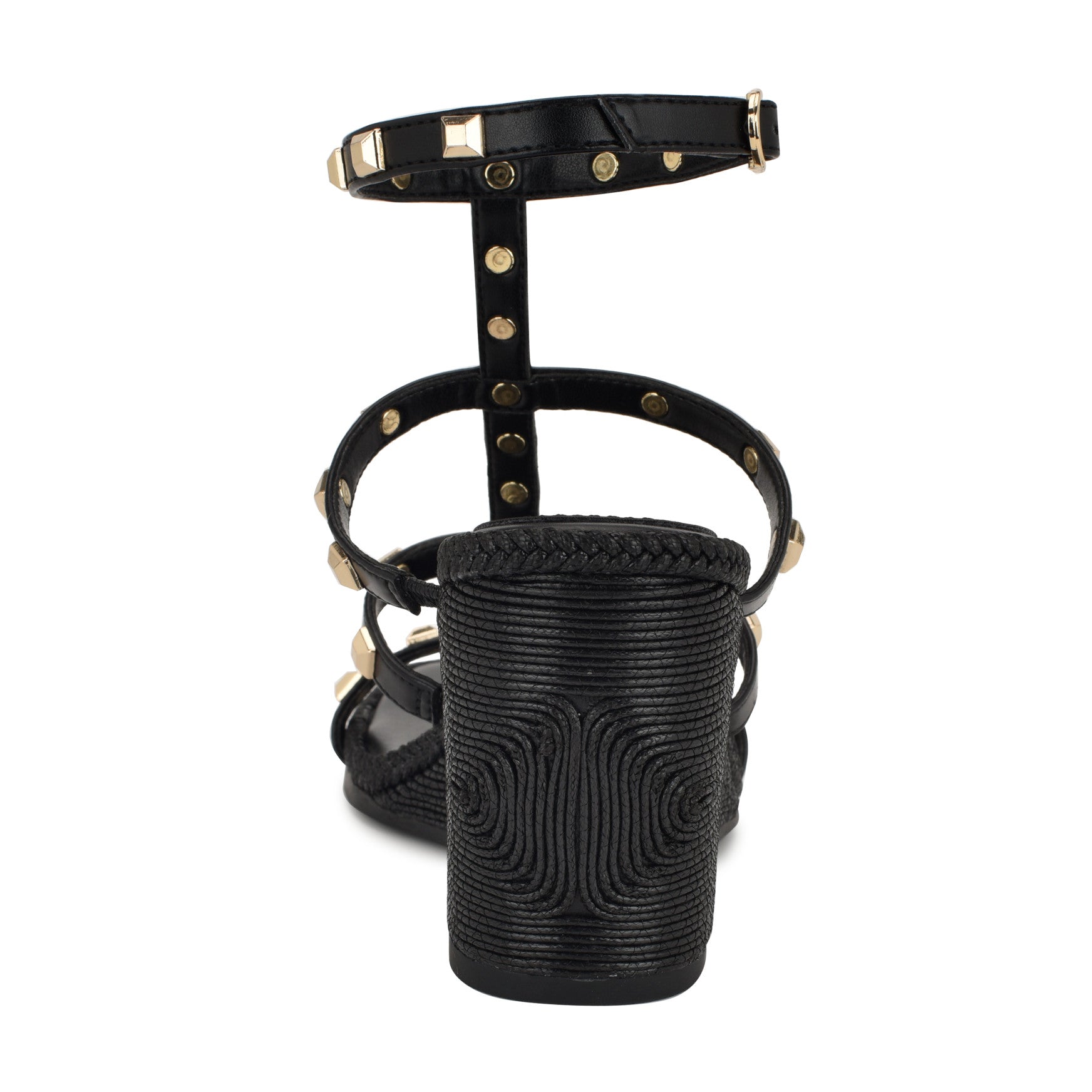 Sardis Studded Wedge Sandals - Image 4