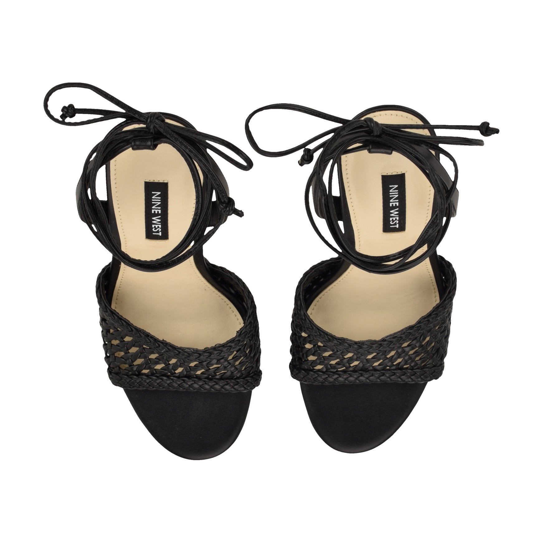 Merta Ankle Wrap Woven Sandals - Image 5