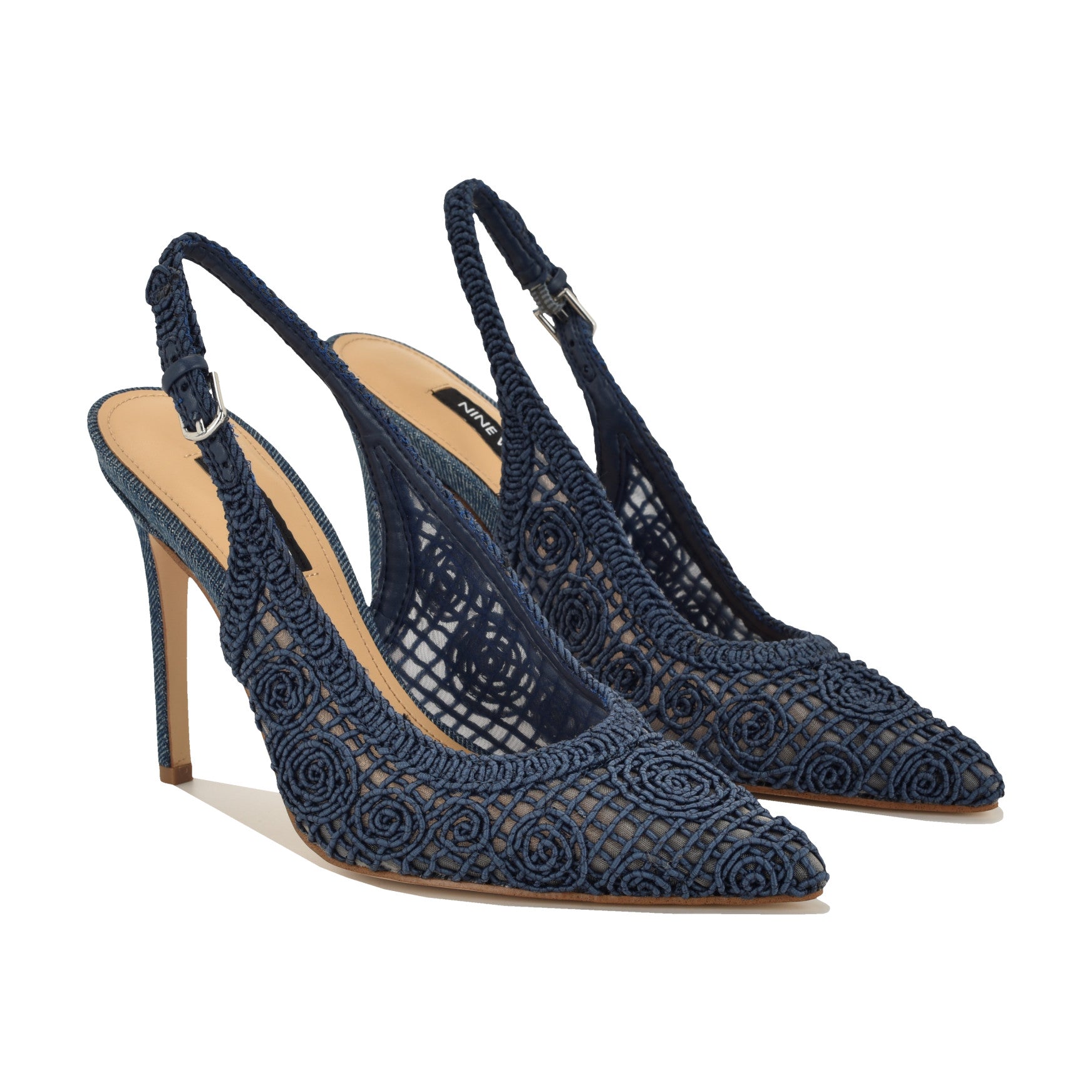 Fantels Woven Slingback Pumps - Image 2