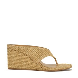 Jadde Thong Wedge Sandals
