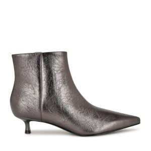 Turrel Kitten Heel Ankle Booties