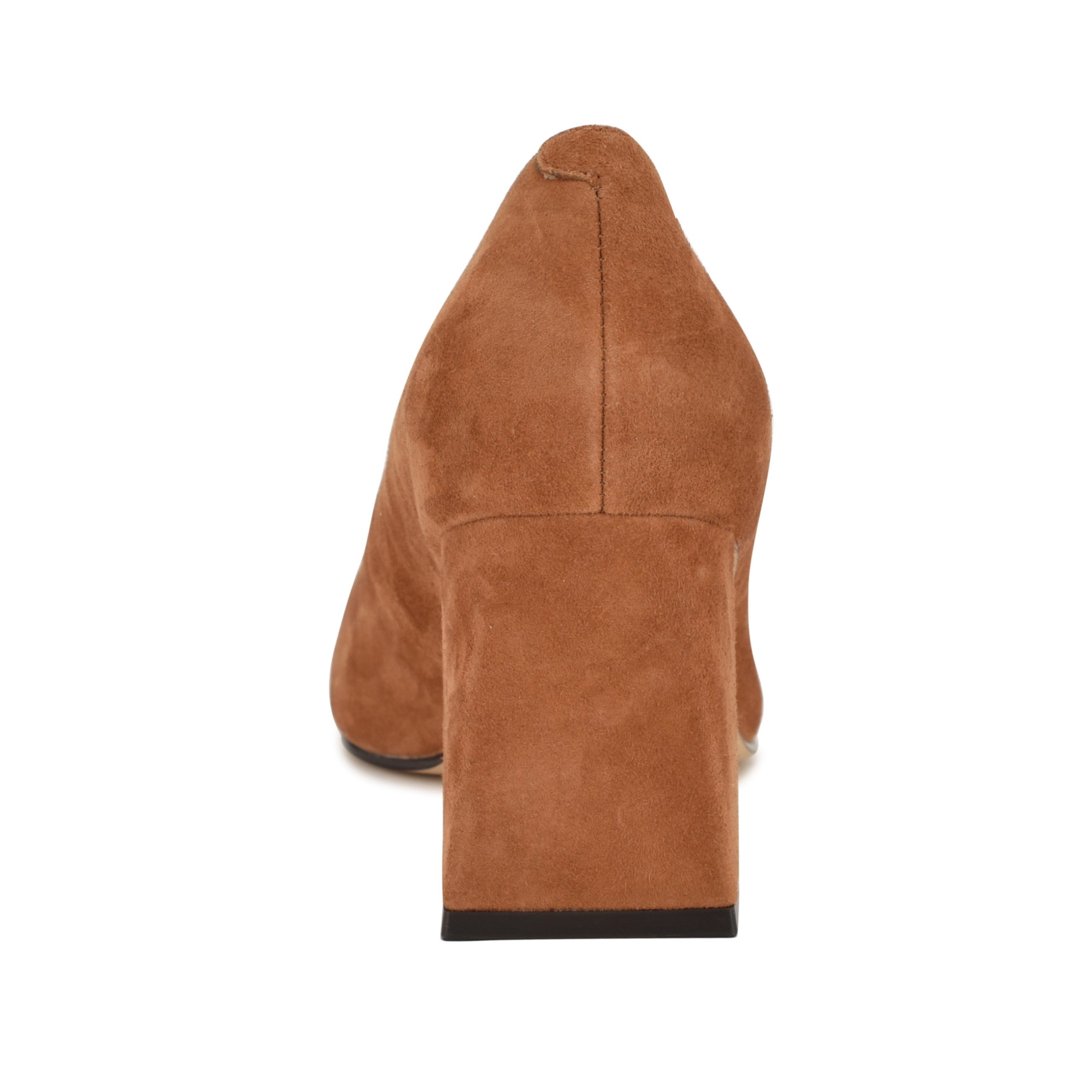 Monda Leather Block Heel Pumps - Image 4