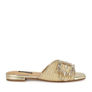 Laniey Flat Slide Sandals