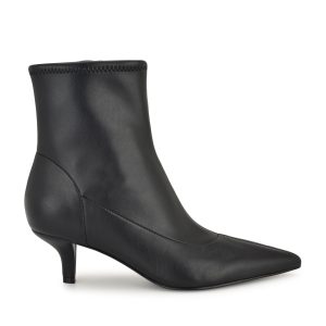 Tabbie Kitten Heel Ankle Booties