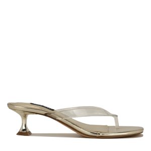 Crisee Heeled Jelly Thong Sandals