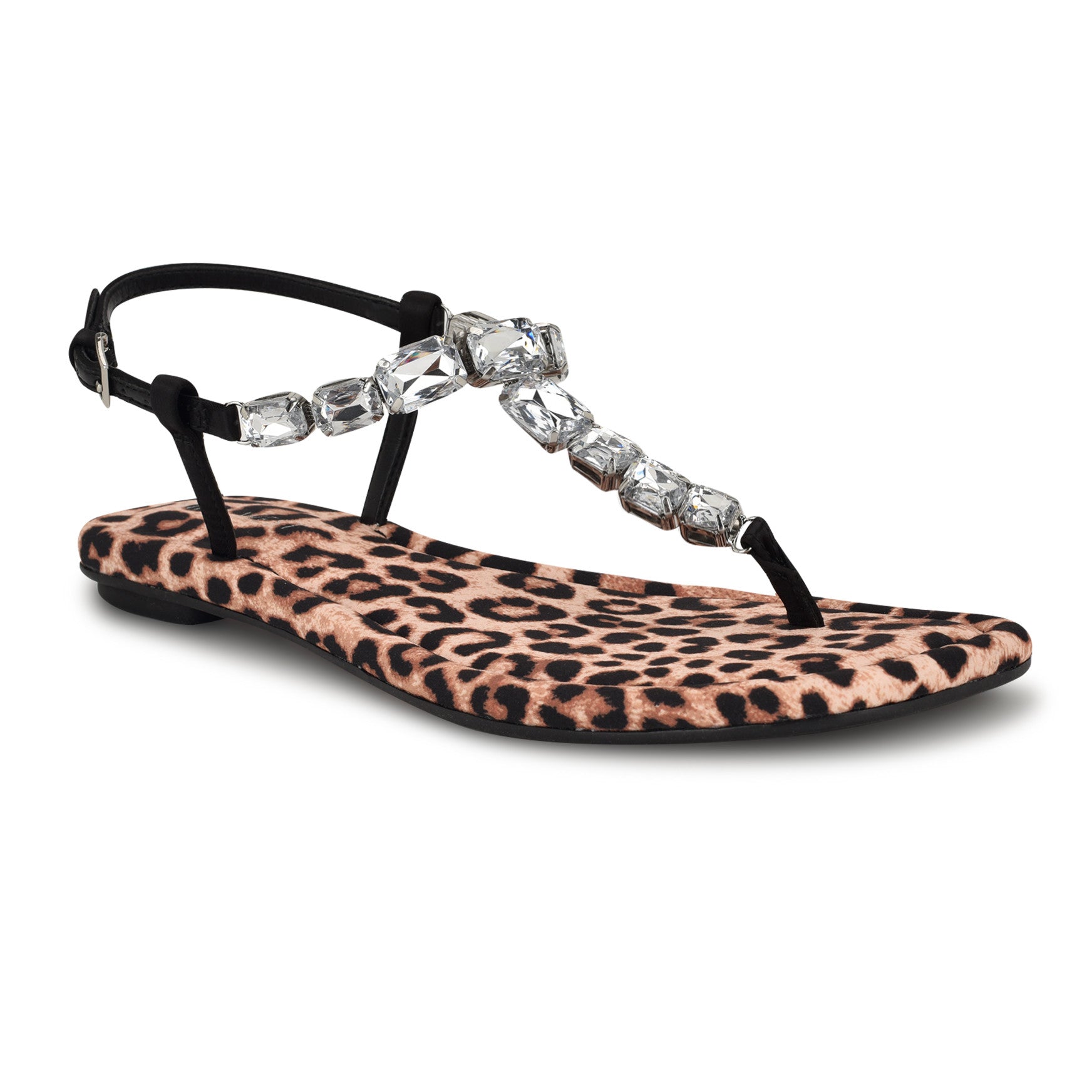 Dynasti Embellished Flat Sandals - Image 2