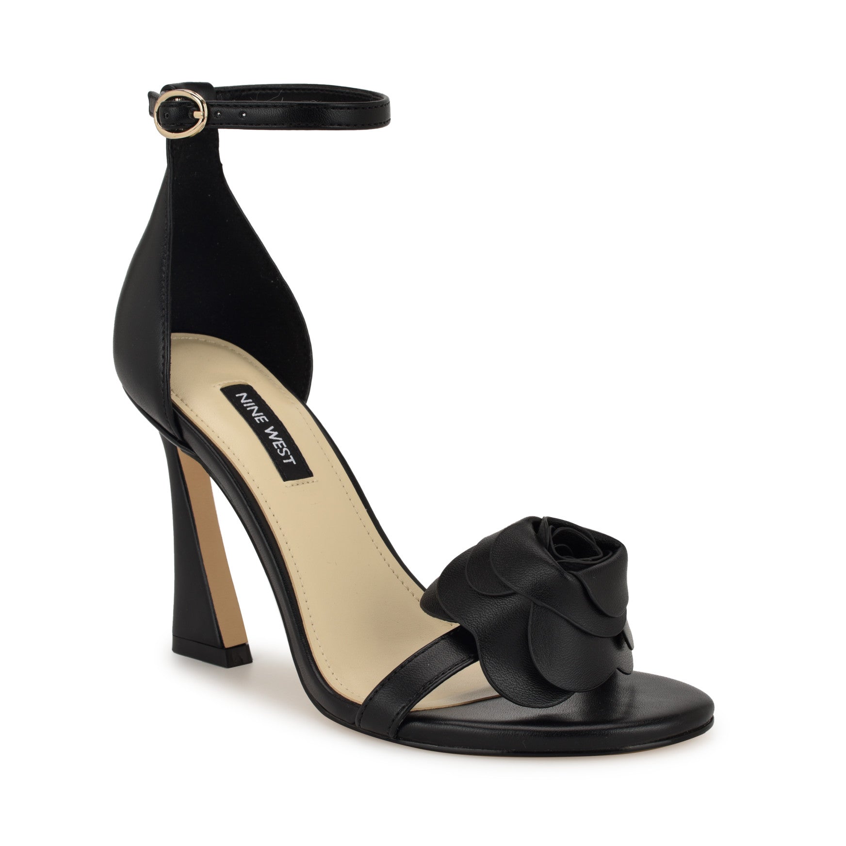 Kharm Rosette Ankle Strap Sandals - Image 2