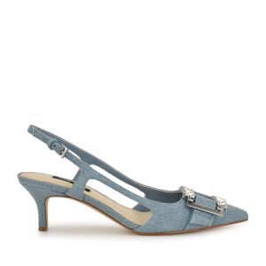 Neeri Pointy Toe Slingbacks