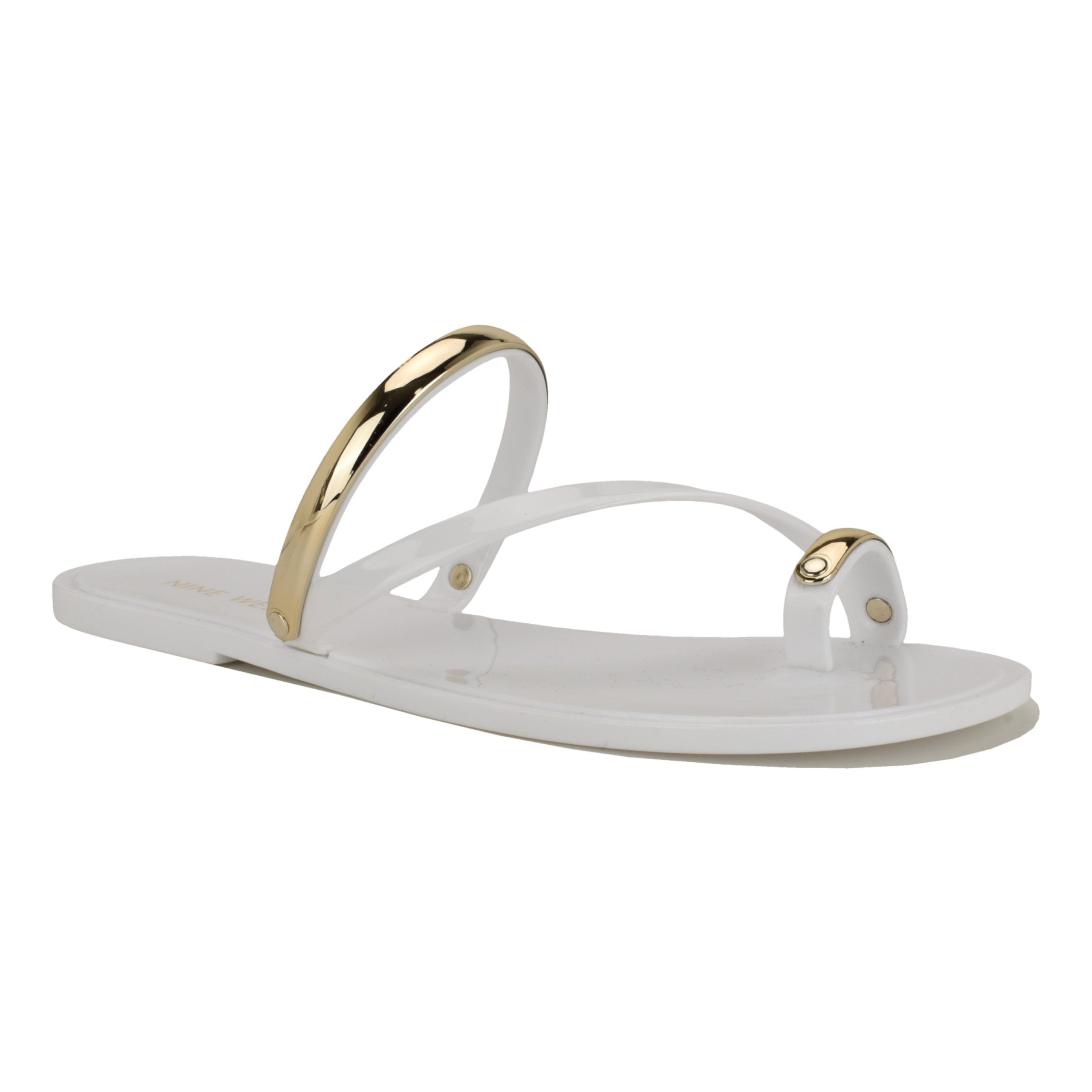 Seashell Jelly Flat Sandals - Image 2