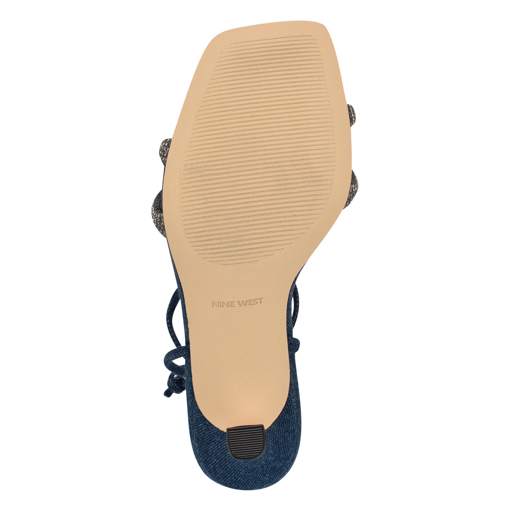 Raqchel Rhinestone Bow Ankle Wrap Sandals - Image 5