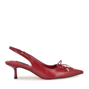 Anora Kitten Heel Slingback Pumps