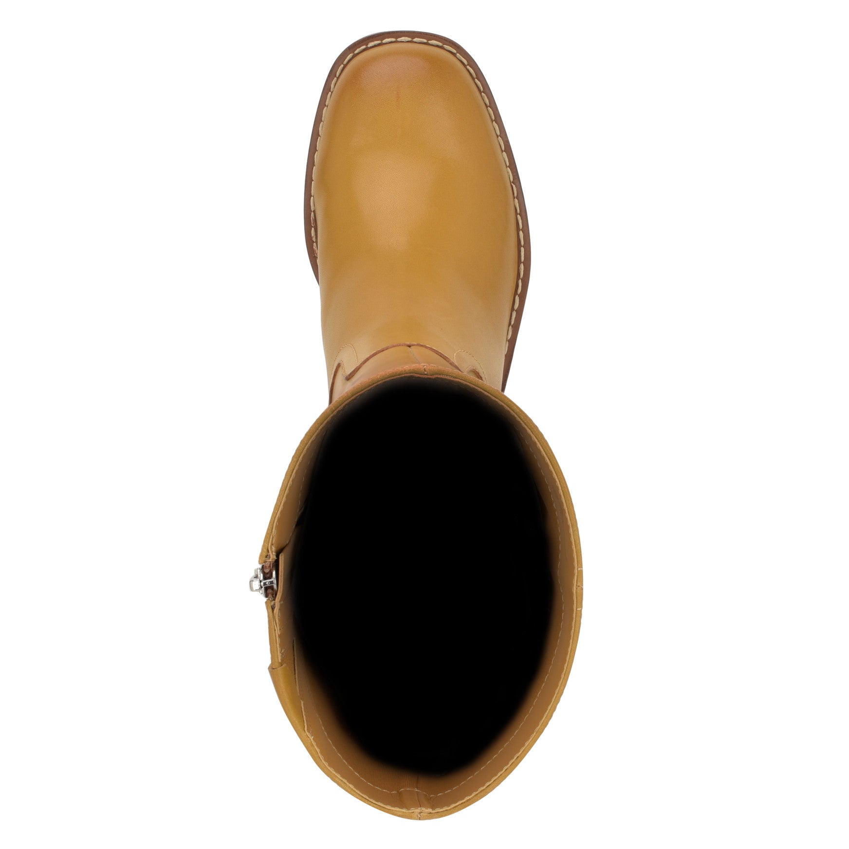 Broklyn Block Heel Casual Leather Boots - Image 3