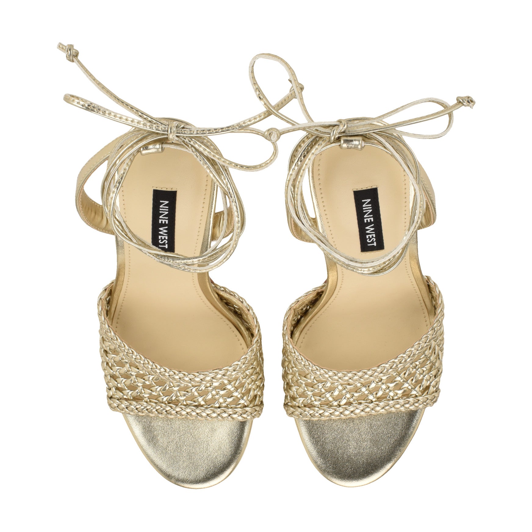 Merta Ankle Wrap Woven Sandals - Image 5