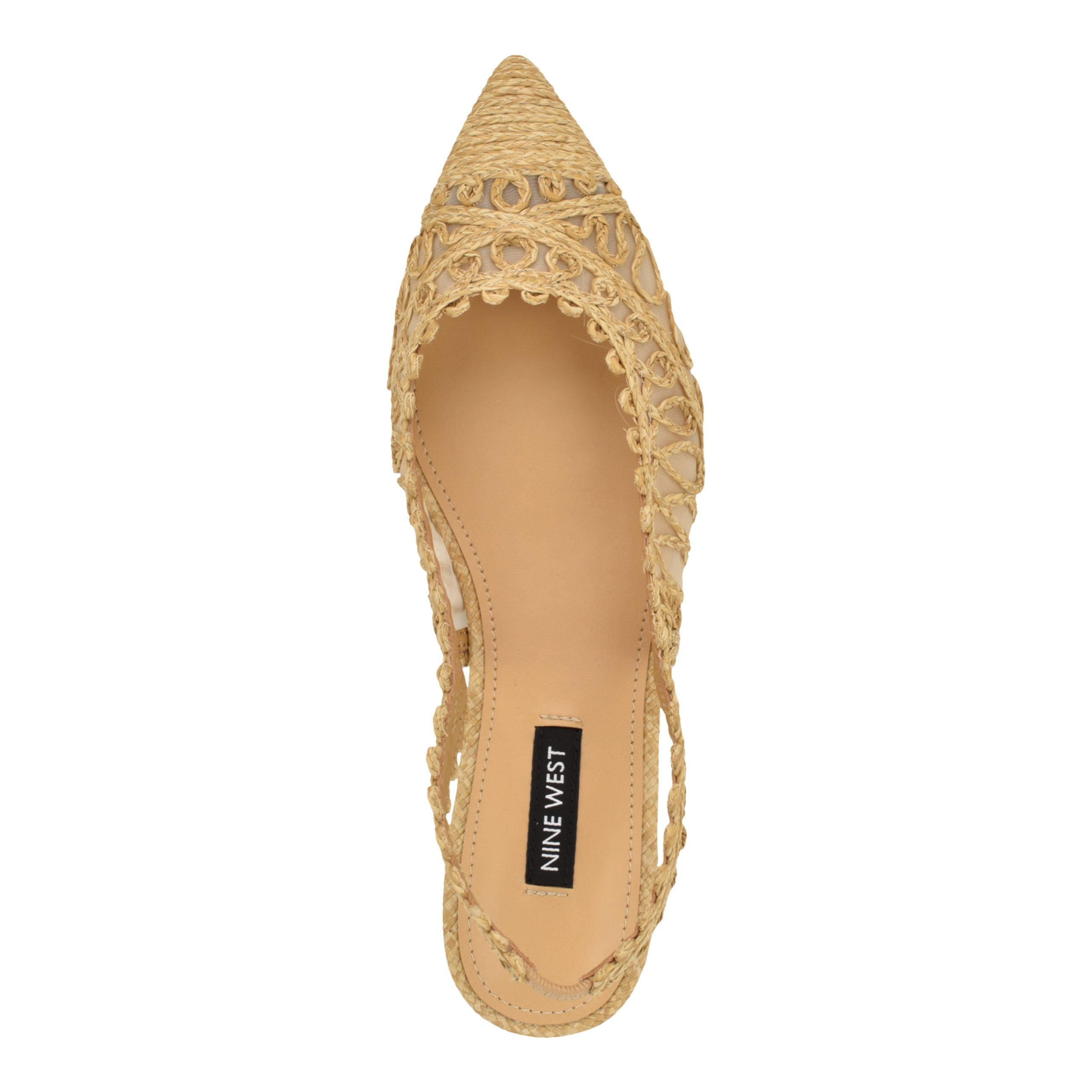 Jovias Woven Slingback Flats - Image 3