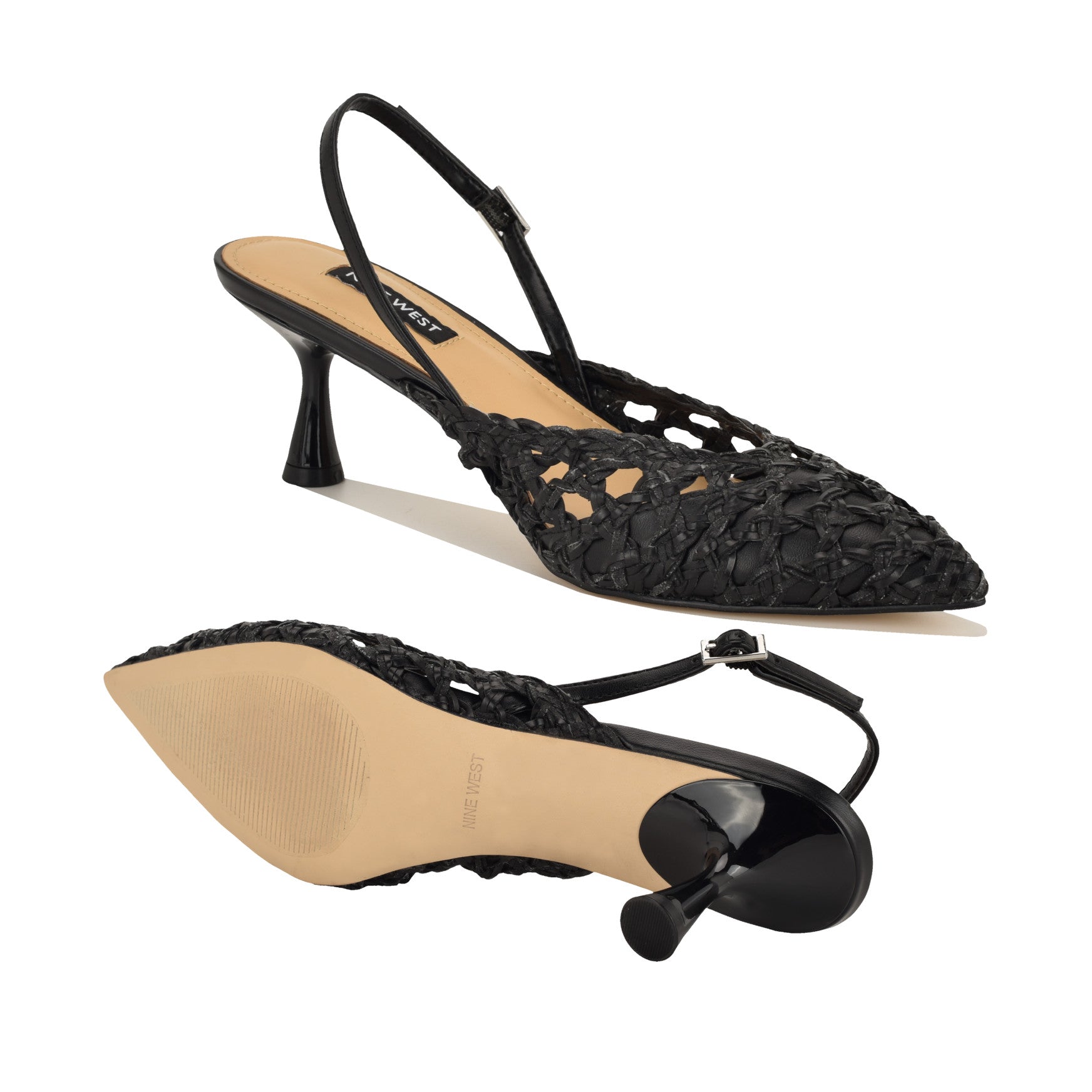 Randela Woven Slingback Pumps - Image 4