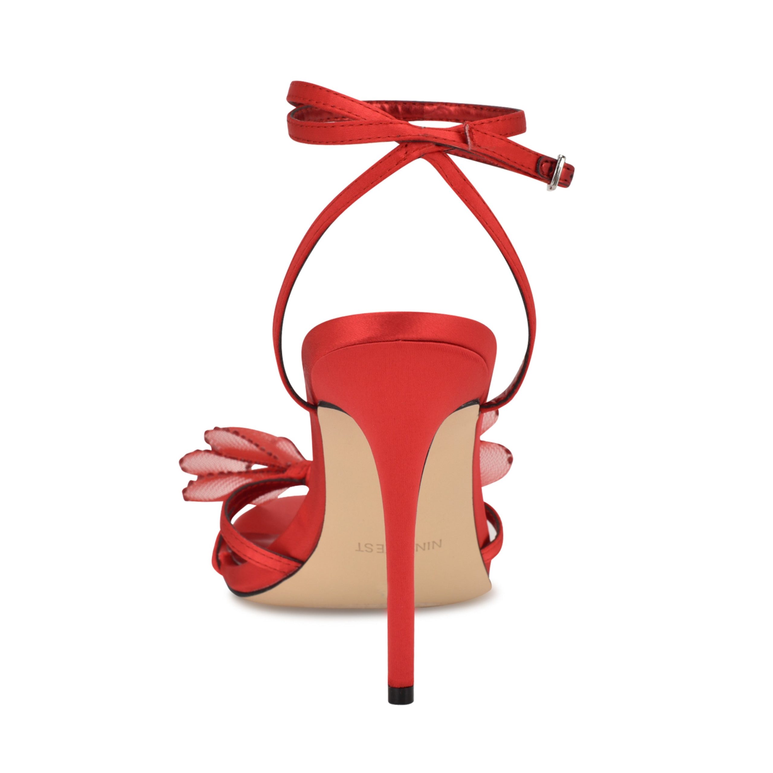 Minky Bow Heeled Sandals - Image 4