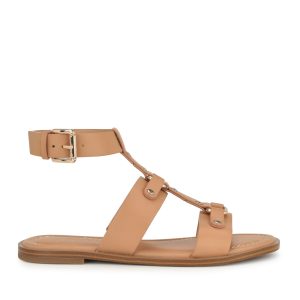 Jouise Ankle Strap Flat Sandals