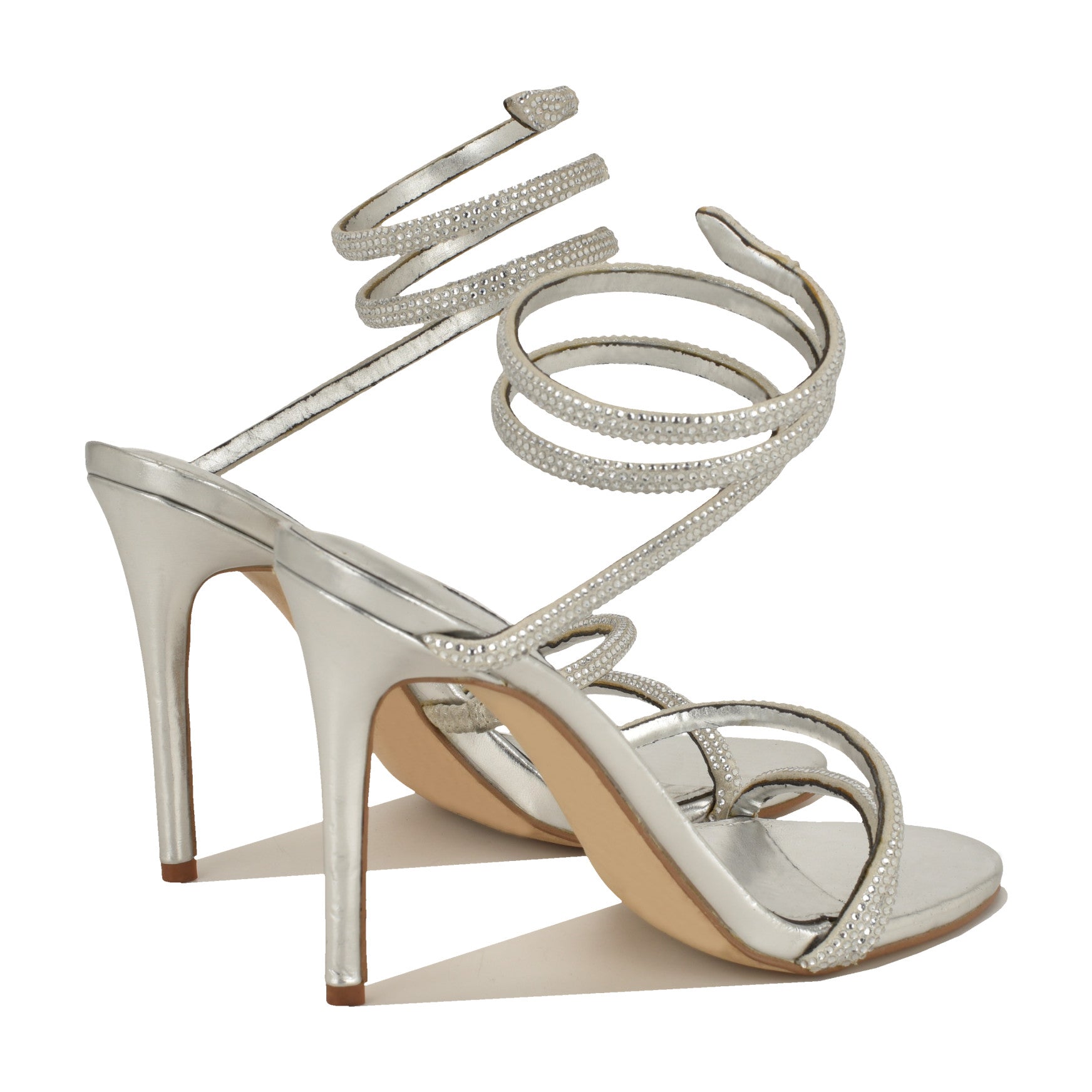 Maskil Ankle Wrap Heeled Sandals - Image 3