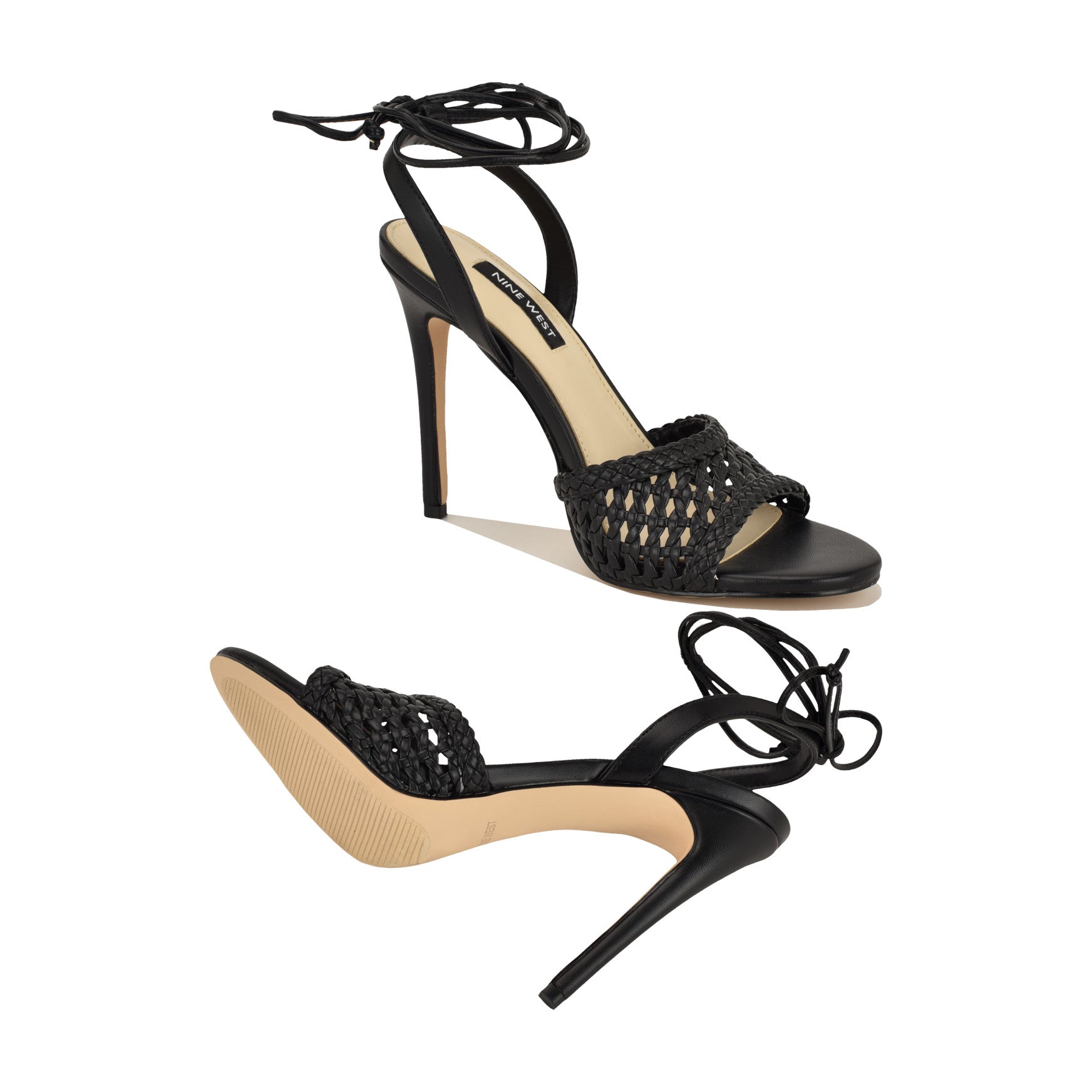 Merta Ankle Wrap Woven Sandals - Image 4