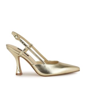 Vassa Pointy Toe Slingbacks