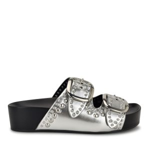 Flinne Studded Footbed Sandals