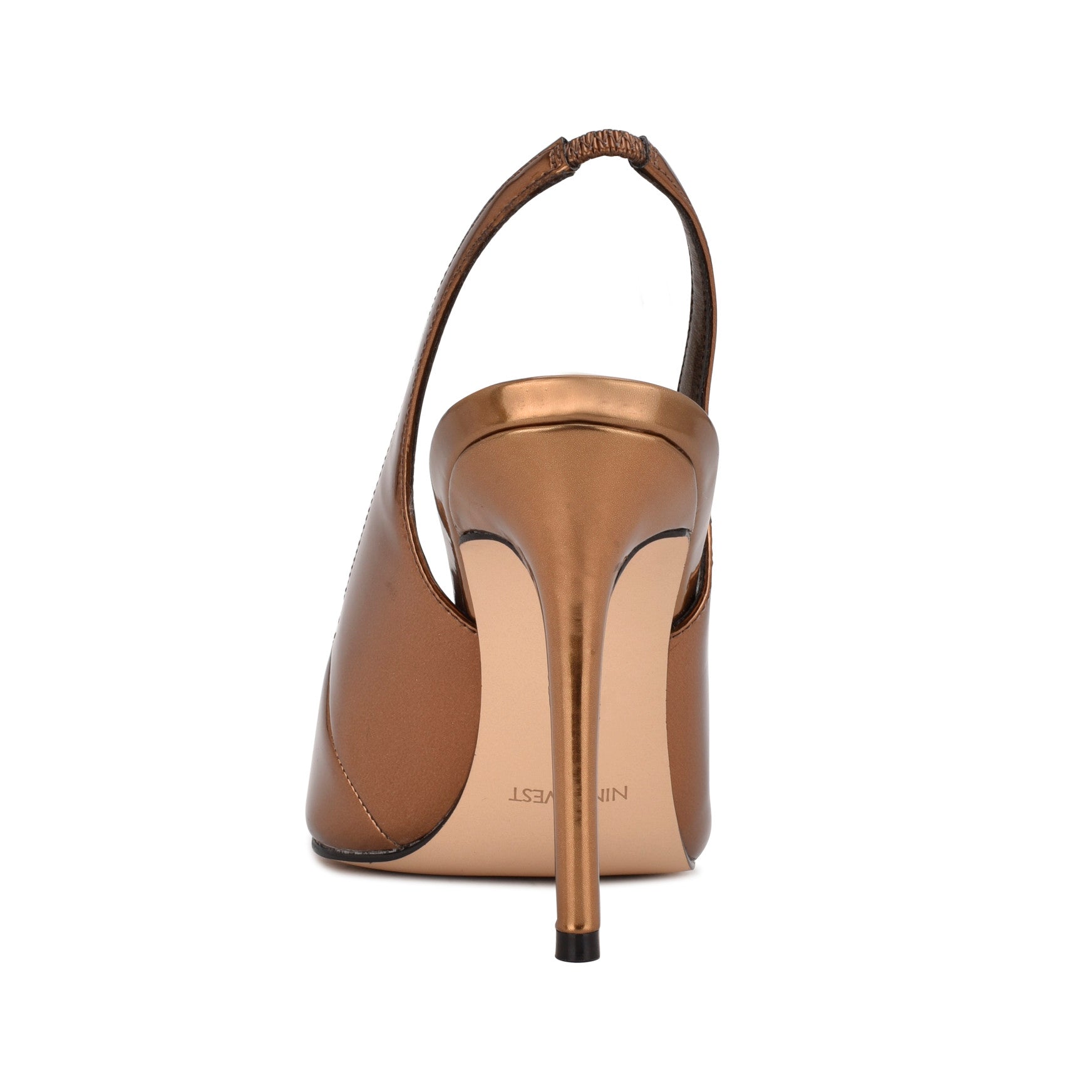 Feather Pointy Toe Slingback Pumps - Image 4