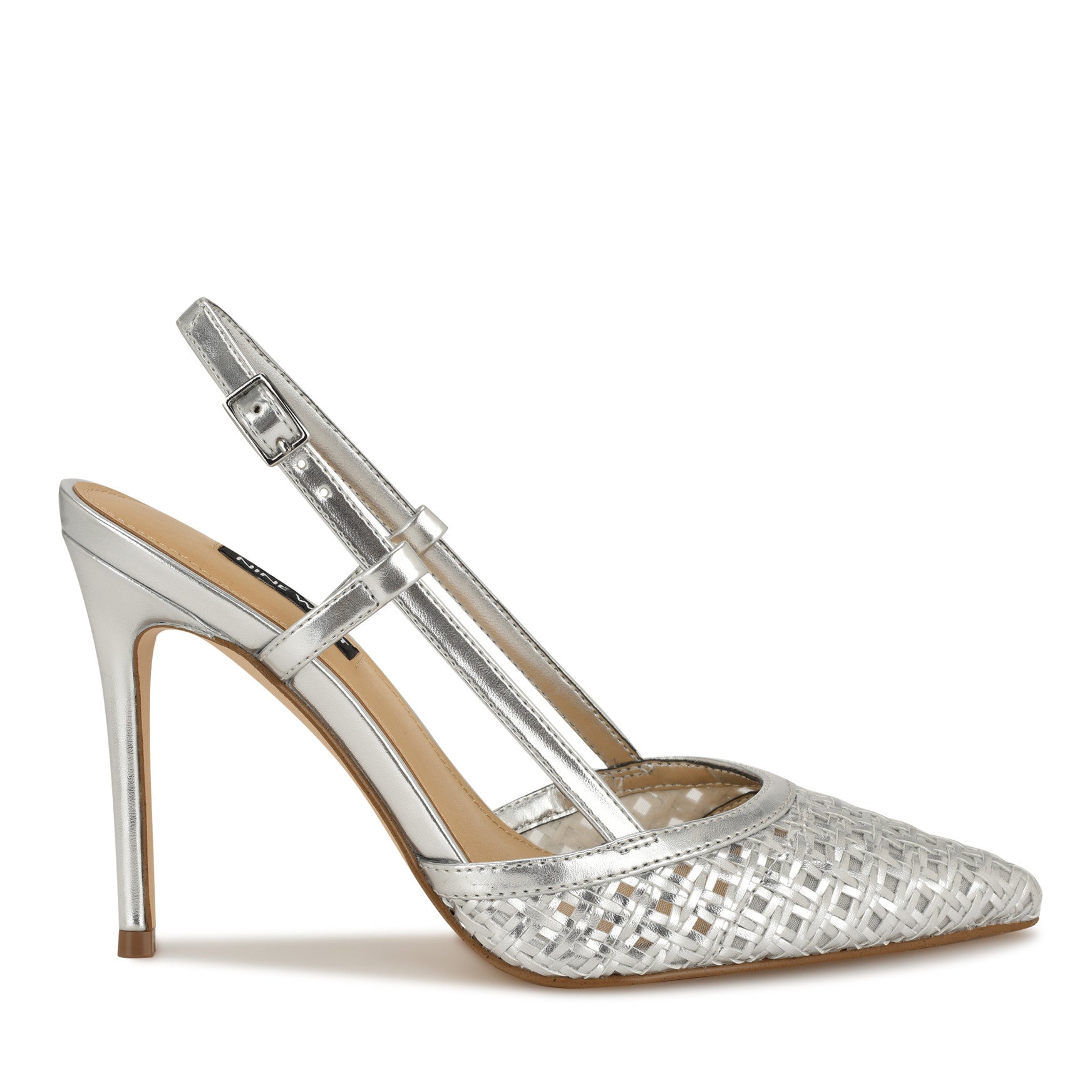 Floree Woven Slingback Pumps