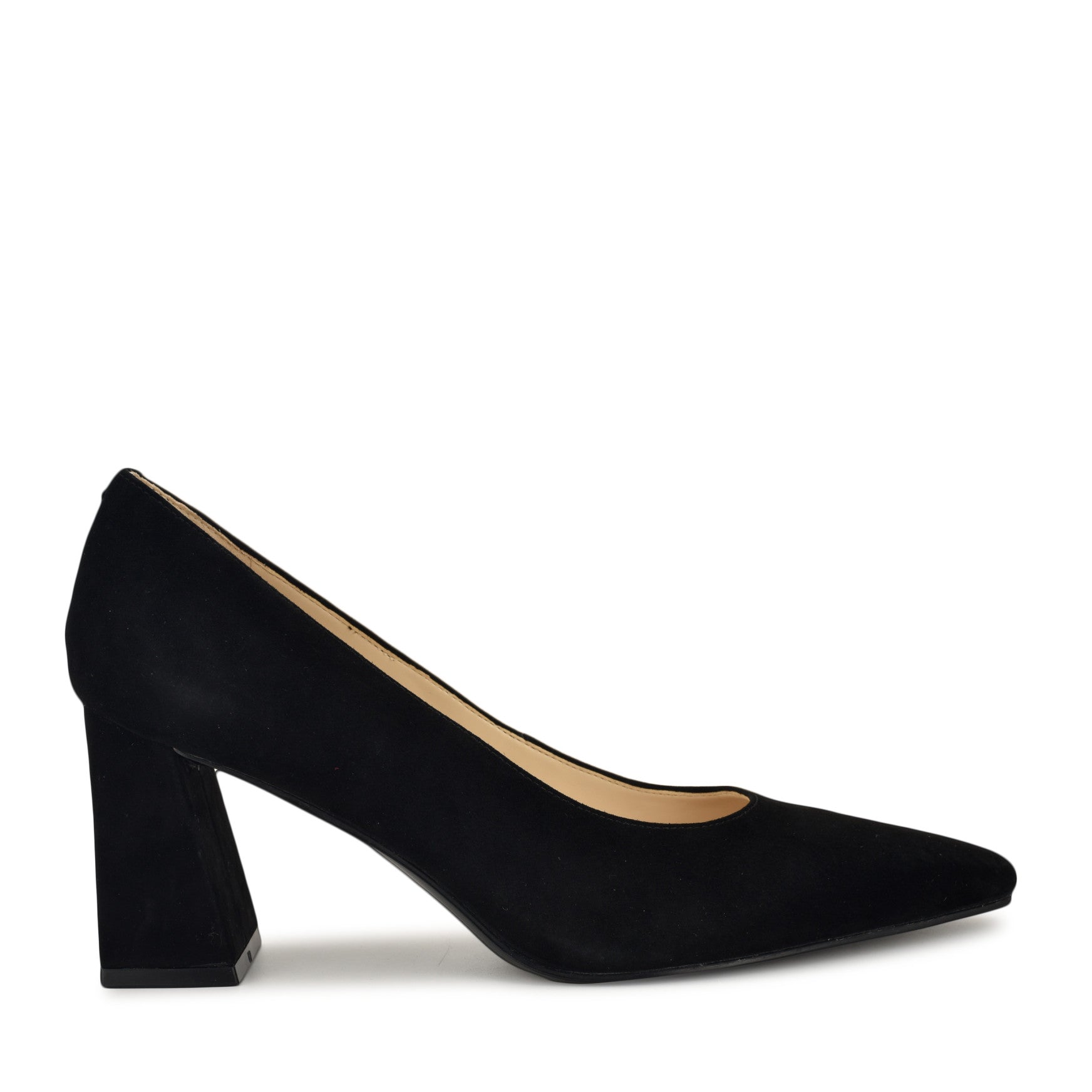 Monda Leather Block Heel Pumps