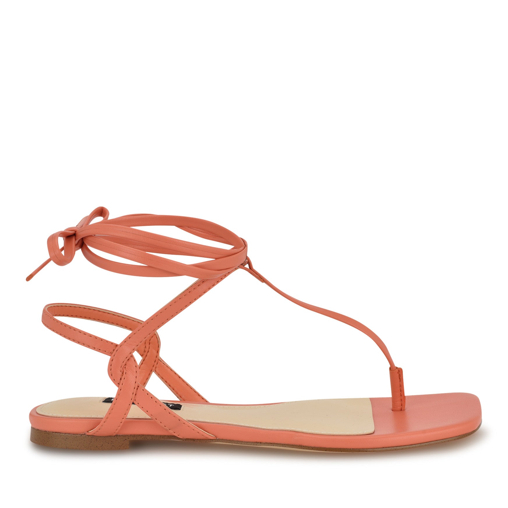 Norta Ankle Wrap Thong Sandals