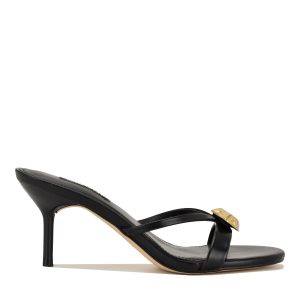 Ernise Heeled Mule Sandals