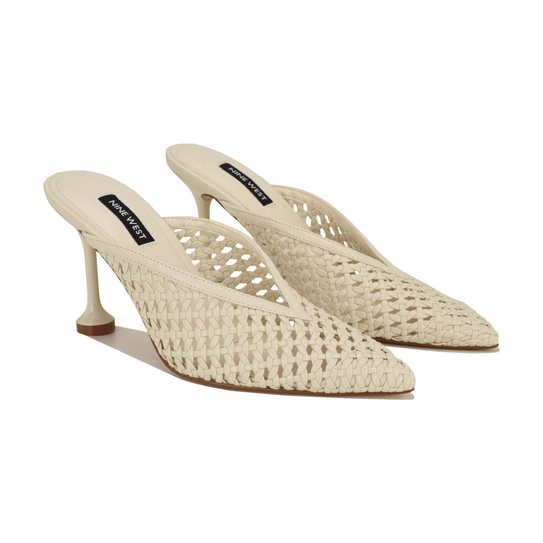 Grasso Woven Mule Pumps - Image 2