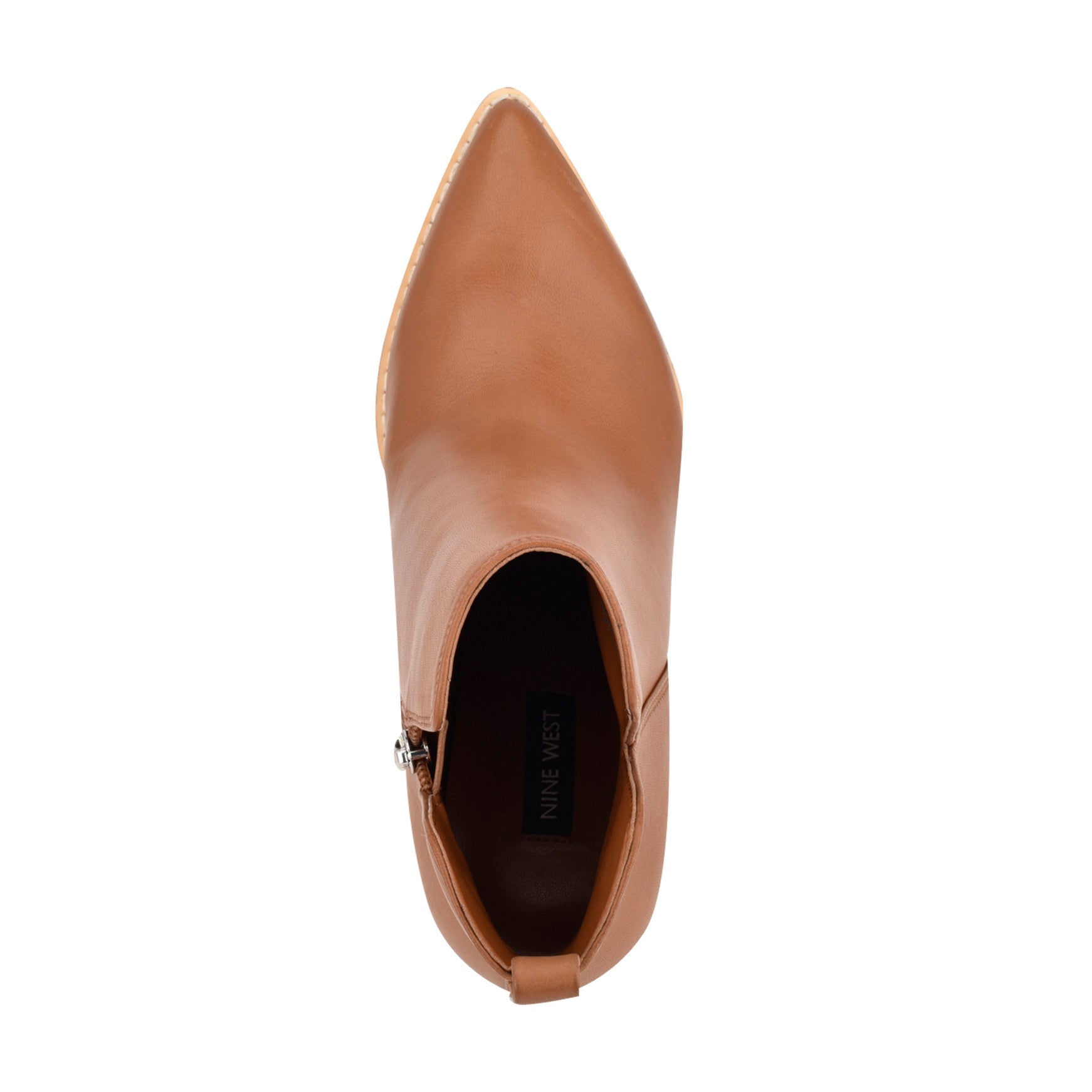 Birds Block Heel Leather Booties - Image 3