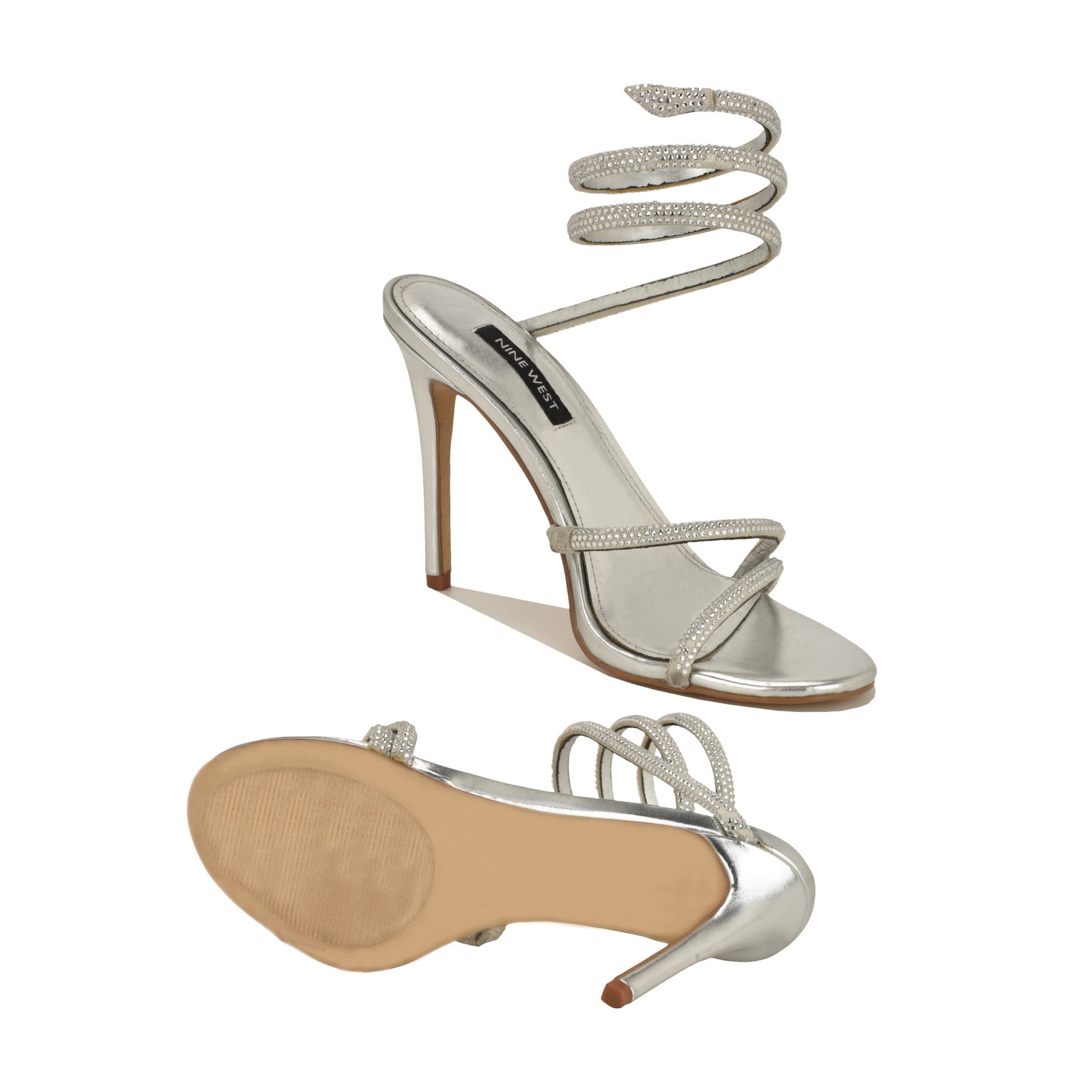 Maskil Ankle Wrap Heeled Sandals - Image 4