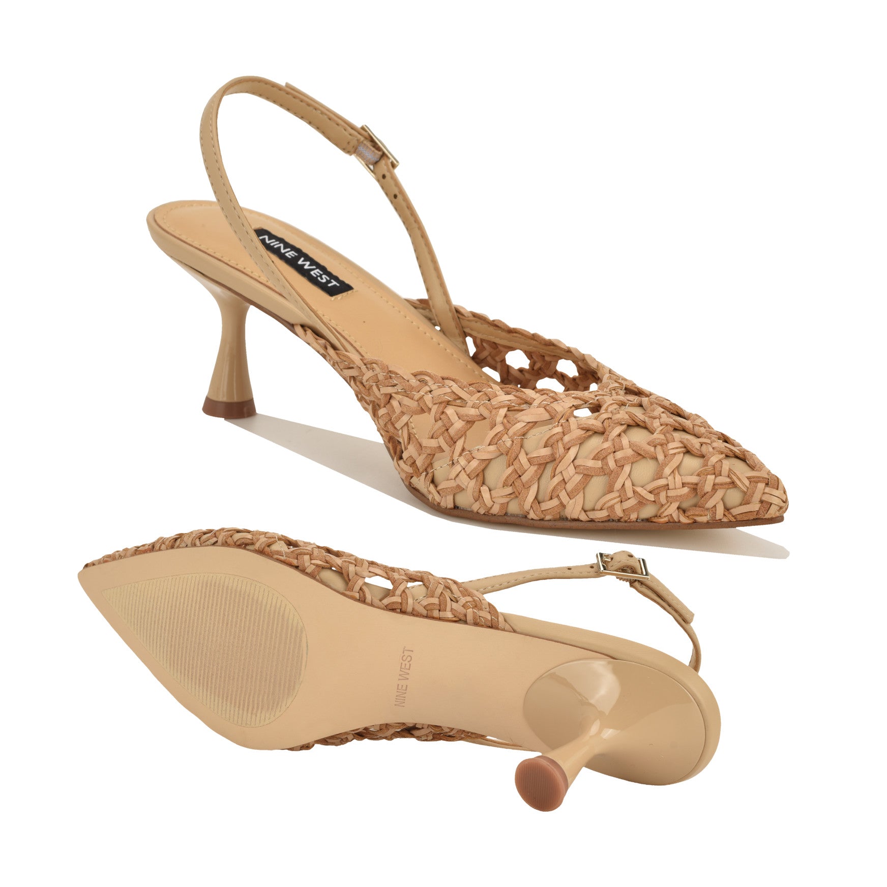 Randela Woven Slingback Pumps - Image 4