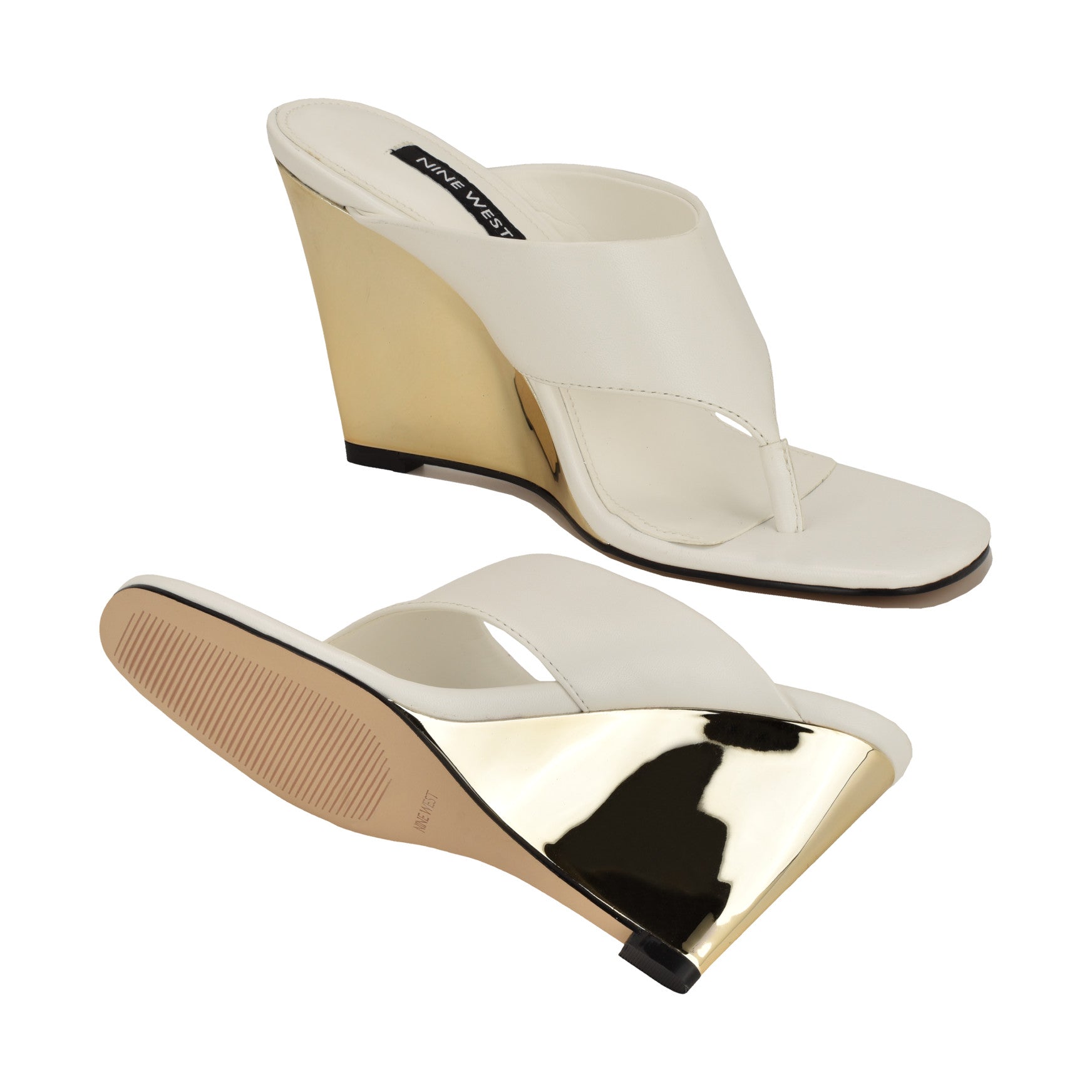 Presa Wedge Thong Sandals - Image 4