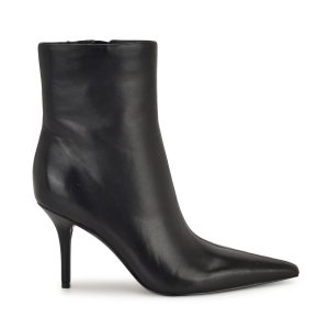 Ohmy Dress Ankle Leather Booties